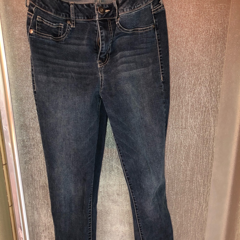 maurices high rise denim skinny jeans
